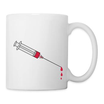 Blood Syringe - Mug blanc - blanc - Droite