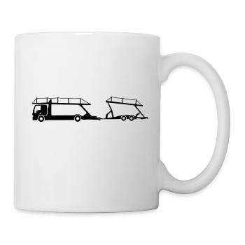auto transporter for cars_b1 - Mug - white - Right