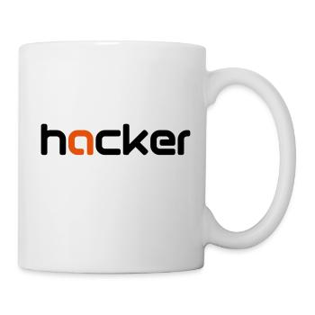 hacker - Tasse - Weiß - Rechts