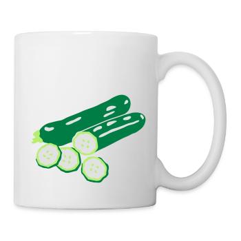 courgettes g1 - Mug - white - Right