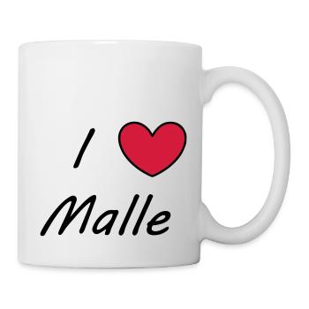 Malle - Tasse - Weiß - Rechts