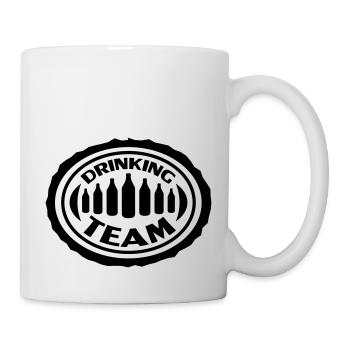 Drinking Team - Tasse - Weiß - Rechts
