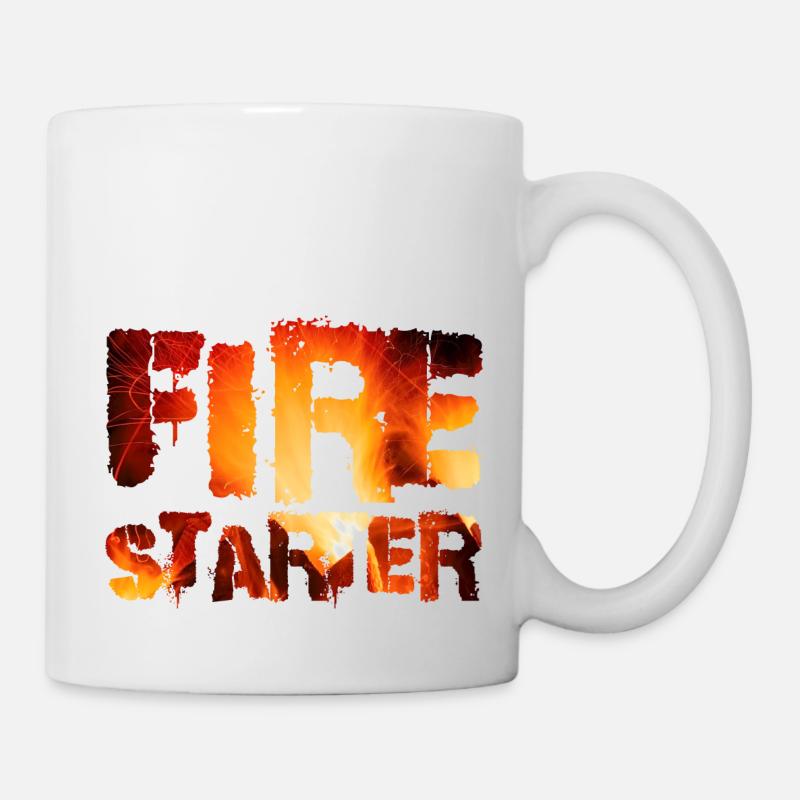 FIRE STARTER - Mug - white