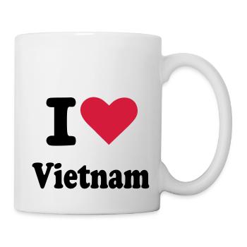 Vietnam - Tasse - Weiß - Rechts