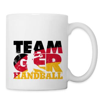 TEAM GERMANY HANDBALL VINTAGE - Tasse - Weiß - Rechts