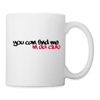 in da club - Mug blanc - blanc - Droite