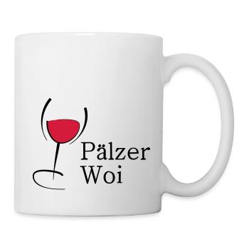 Pälzer Woi Weinglas - Tasse - Weiß - Rechts