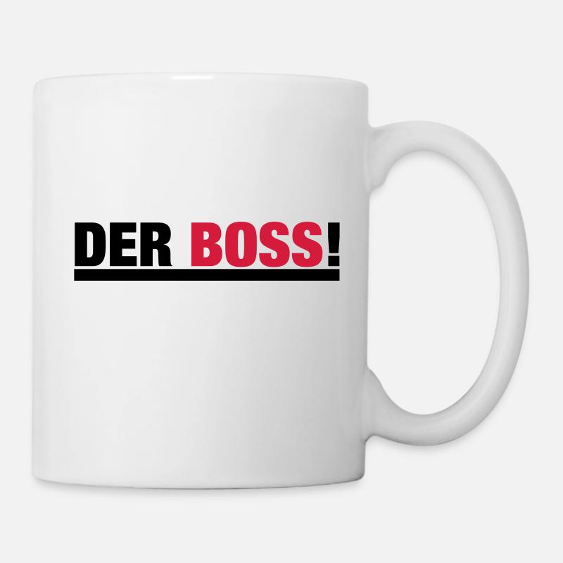 DER BOSS - Tasse - Weiß