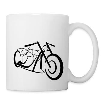 Custom Chopper Bike - Tasse - Weiß - Rechts
