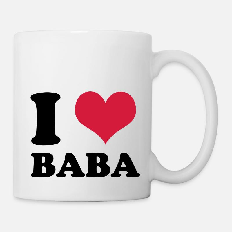 i love baba - Tasse - Weiß
