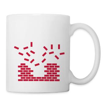 Wall Explosion - Tasse - Weiß - Rechts