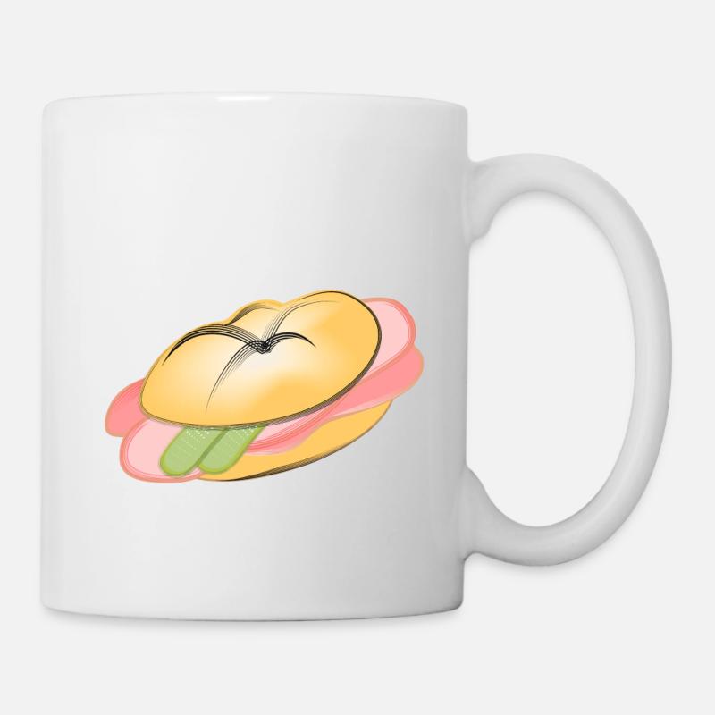 wurstsemmel - Tasse - Weiß