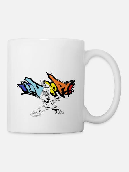 Hip Hop - Mug blanc - blanc