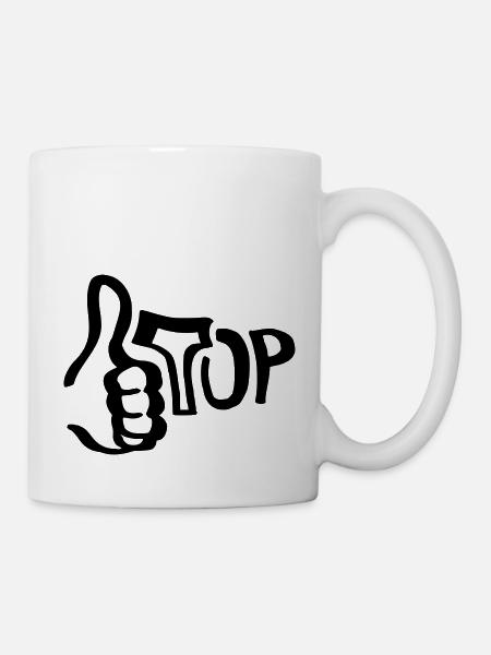 349 Top - Tasse - Weiß