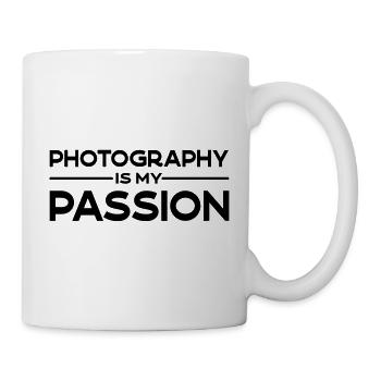 Photography is my passion - Mug blanc - blanc - Droite