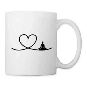 I love Yoga - Mug - white - Right