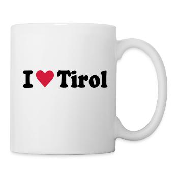 Tirol - Tasse - Weiß - Rechts