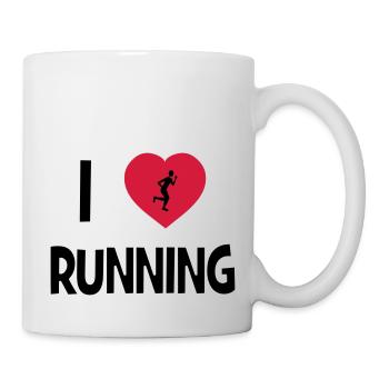 I Love Running - Mug - white - Right