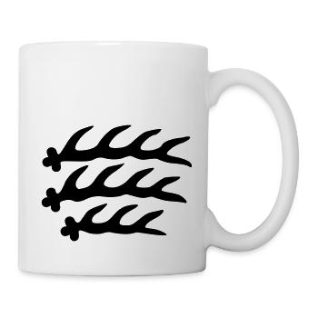 Hirschstangen - Tasse - Weiß - Rechts