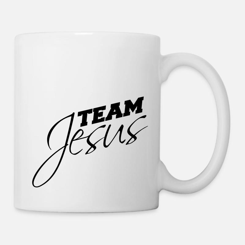 Équipe catholique Jésus-Christ évangélique - Mug blanc - blanc