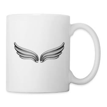 Ailes - Mug blanc - blanc - Droite