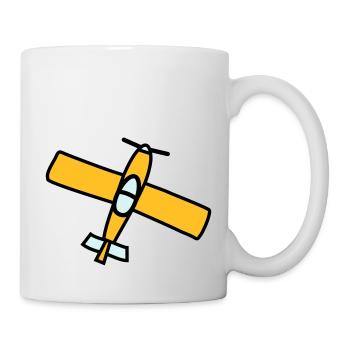 Airplane Design - Tasse - Weiß - Rechts
