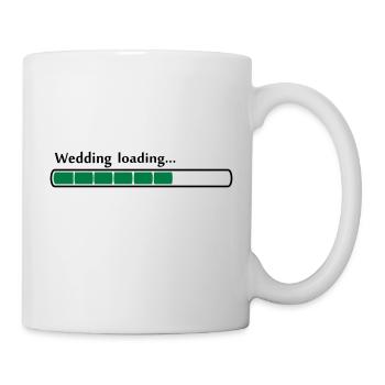 wedding loading 80% - Tasse - Weiß - Rechts