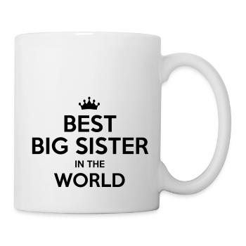 best big sister in the world - Mug - white - Right