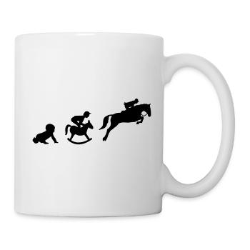 Equitation - Mug blanc - blanc - Droite