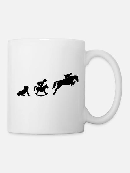 Equitation - Mug blanc - blanc
