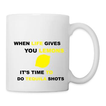 Life Gives You Lemons - Mug blanc - blanc - Droite