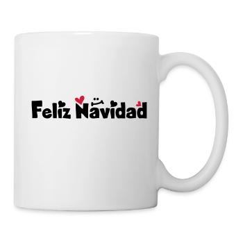 Feliz Navidad Frohe Weihnachten - Tasse - Weiß - Rechts