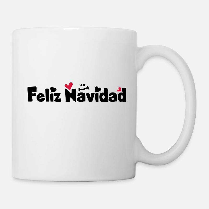 Feliz Navidad Joyeux Noël - Mug blanc - blanc