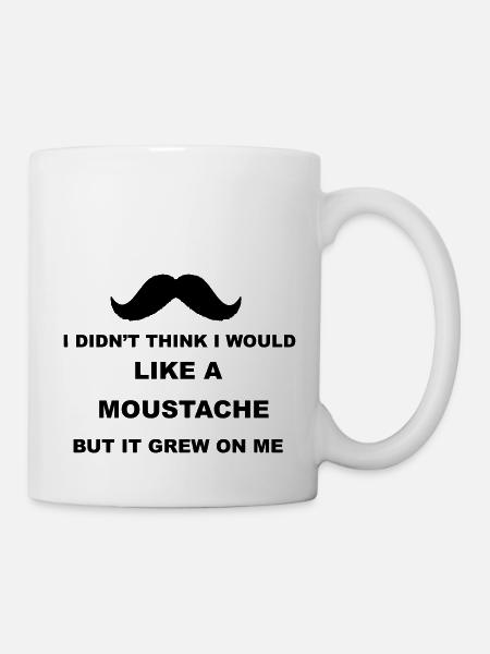 Moustache - Tasse - Weiß