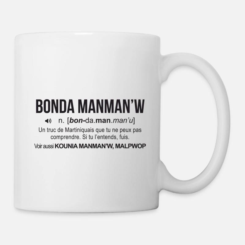 Definition Bonda manman'w martinique - Mug blanc - blanc