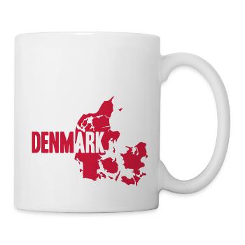 Denmark Danmark - Mug blanc - blanc - Droite