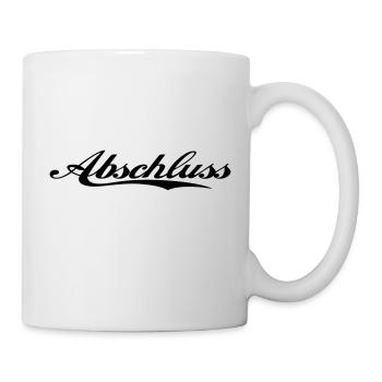 abschluss - Tasse - Weiß - Rechts