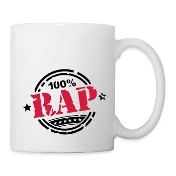 100_pro_rap_di2 - Mug blanc - blanc - Droite