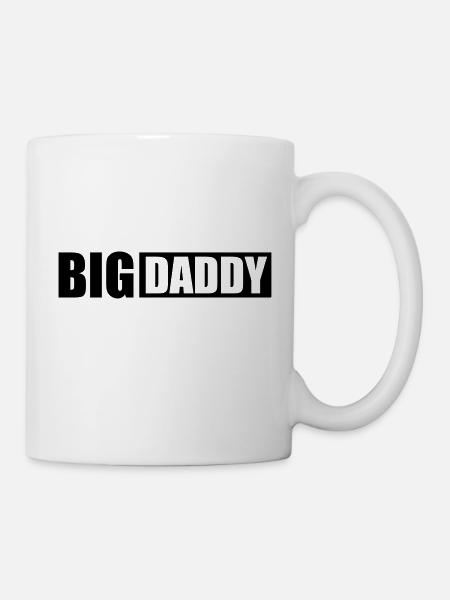 Logo Big Daddy father hero dad father's day - Mug - white