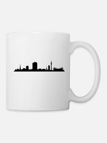 Skyline Dortmund - Tasse - Weiß