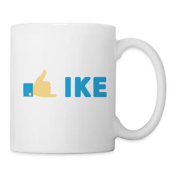 Like - Daumen hoch - Tasse - Weiß - Rechts
