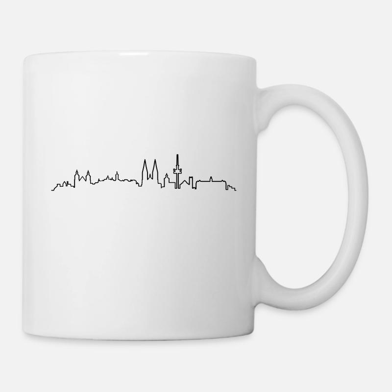Skyline Regensburg - Tasse - Weiß