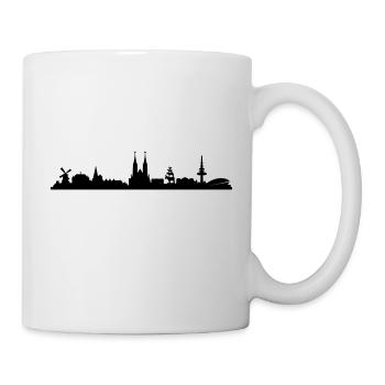 Skyline Bremen - Tasse - Weiß - Rechts