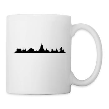 Skyline Mainz - Tasse - Weiß - Rechts