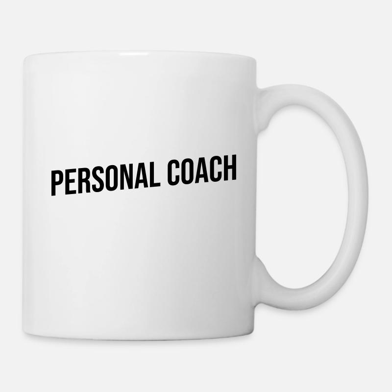 personal coach red - Tasse - Weiß