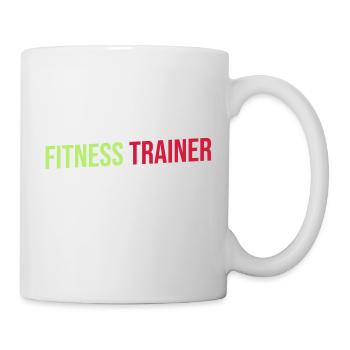 préparateur physique vert noir - Mug blanc - blanc - Droite