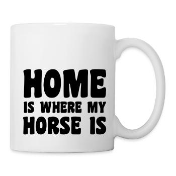 Horse - Tasse - Weiß - Rechts