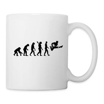 Evolution Guitare - Mug blanc - blanc - Droite