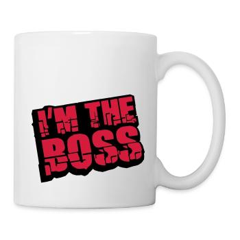 Cool I´m la conception de Logo Boss - Mug blanc - blanc - Droite