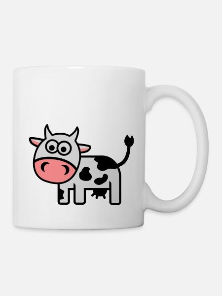Kuh - Tasse - Weiß